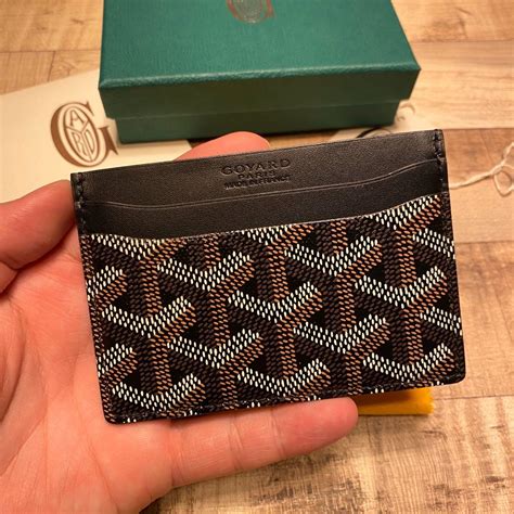 goyard card case price|goyard saint sulpice card wallet.